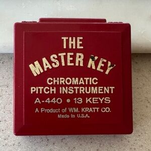 The Master Key Chromatic Pitch Instrument - Red